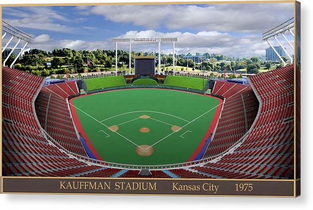 Kauffnam Stadium 1975 - Acrylic Print