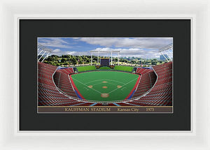 Kauffnam Stadium 1975 - Framed Print