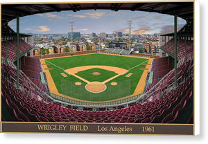 L.A. Wrigley Field 1961 - Canvas Print