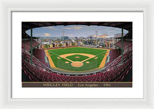 Load image into Gallery viewer, L.A. Wrigley Field 1961 - Framed Print
