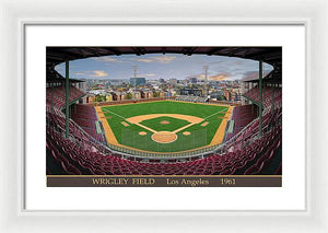 L.A. Wrigley Field 1961 - Framed Print