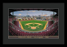 Load image into Gallery viewer, L.A. Wrigley Field 1961 - Framed Print
