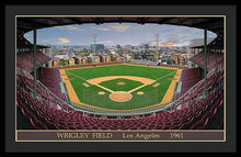 Load image into Gallery viewer, L.A. Wrigley Field 1961 - Framed Print
