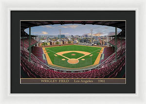 L.A. Wrigley Field 1961 - Framed Print