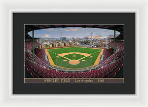 L.A. Wrigley Field 1961 - Framed Print