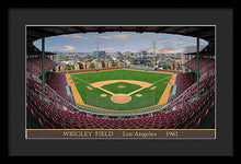 Load image into Gallery viewer, L.A. Wrigley Field 1961 - Framed Print
