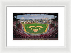 L.A. Wrigley Field 1961 - Framed Print