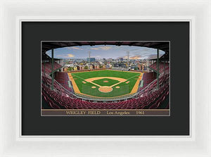 L.A. Wrigley Field 1961 - Framed Print