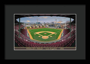 L.A. Wrigley Field 1961 - Framed Print