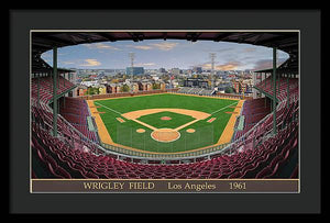 L.A. Wrigley Field 1961 - Framed Print