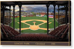 League Park 1901 - Canvas Print