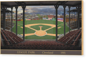 League Park 1901 - Wood Print