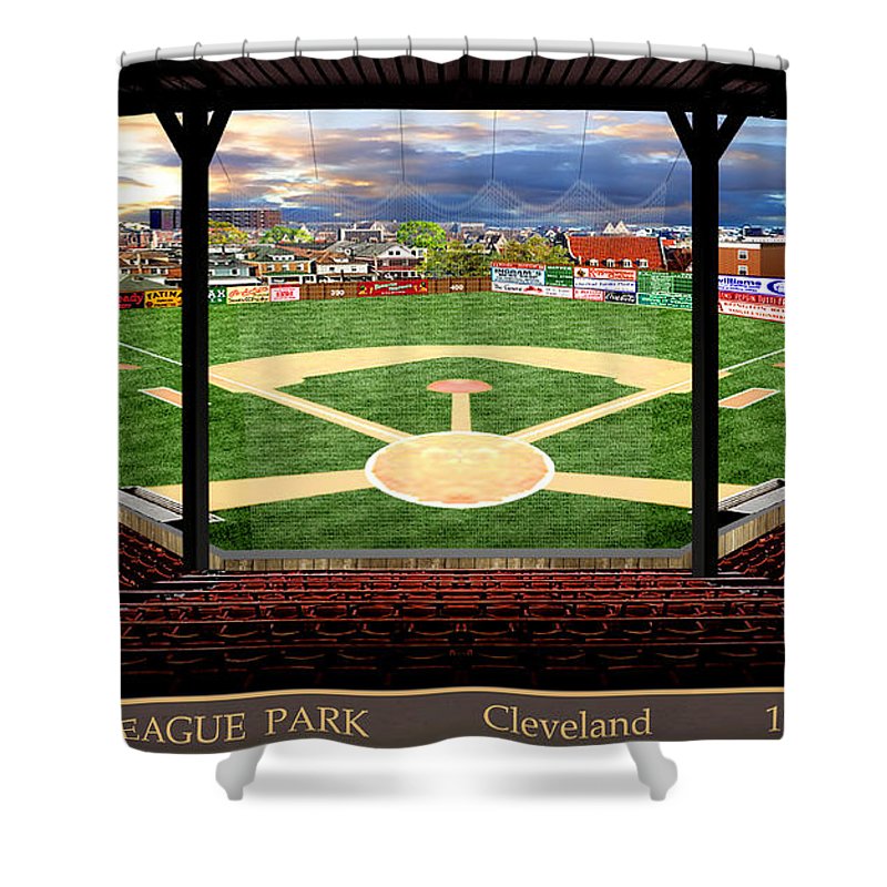 League Park 1901 - Shower Curtain
