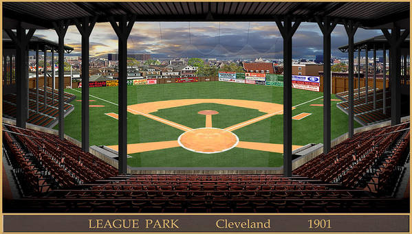 League Park 1901 - Art Print