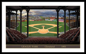 League Park 1901 - Framed Print