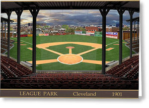 League Park 1901 - Greeting Card