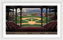 Load image into Gallery viewer, League Park 1907 - Framed Print
