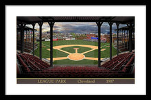 Load image into Gallery viewer, League Park 1907 - Framed Print
