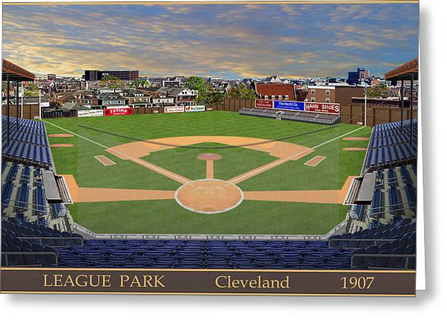 League Park 1907 - Greeting Card