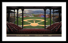 Load image into Gallery viewer, League Park 1907 - Framed Print
