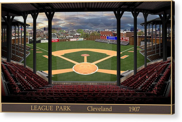 League Park 1907 - Acrylic Print