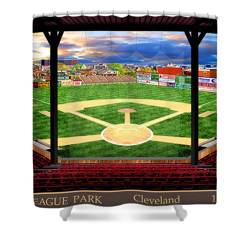 League Park 1909 - Shower Curtain