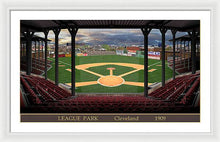 Load image into Gallery viewer, League Park 1909 - Framed Print
