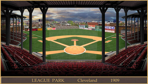 League Park 1909 - Art Print