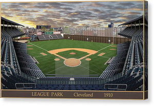 League Park 1910 - Canvas Print