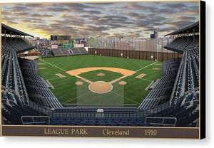 League Park 1910 - Canvas Print