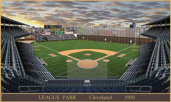 League Park 1910 - Art Print