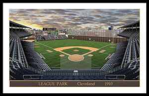 League Park 1910 - Framed Print