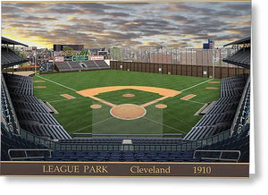 League Park 1910 - Greeting Card