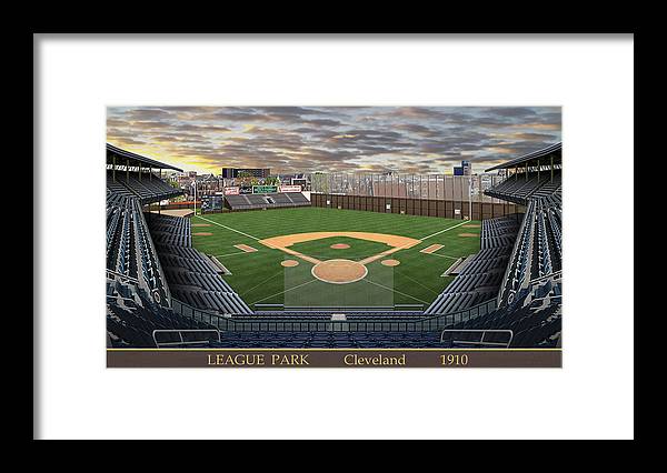 League Park 1910 - Framed Print