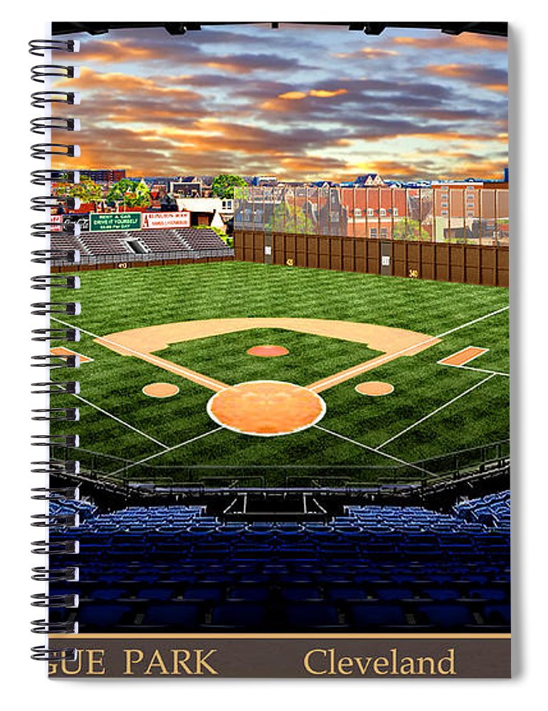 League Park 1910 - Spiral Notebook