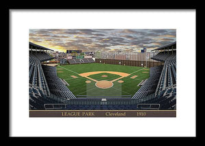 League Park 1910 - Framed Print