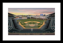 Load image into Gallery viewer, League Park 1941 - Framed Print
