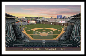 League Park 1941 - Framed Print