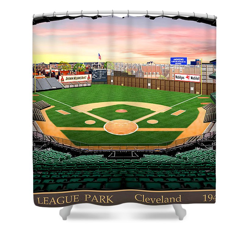 League Park 1941 - Shower Curtain