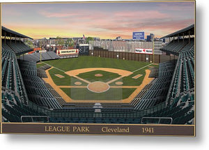 League Park 1941 - Metal Print