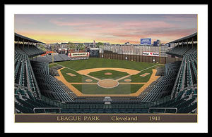 League Park 1941 - Framed Print