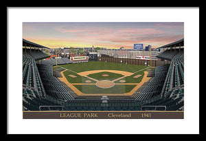 League Park 1941 - Framed Print