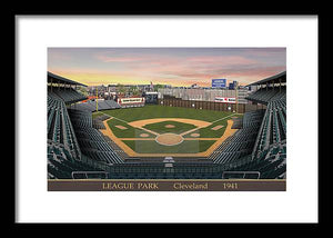 League Park 1941 - Framed Print