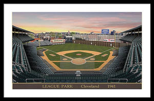 League Park 1941 - Framed Print