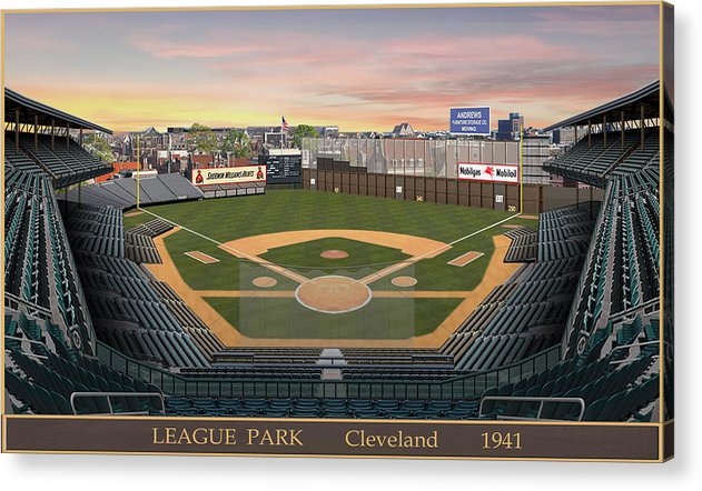 League Park 1941 - Acrylic Print