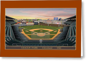 League Park 1941 - Greeting Card