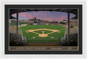 Lloyd Street Grounds 1901 - Framed Print