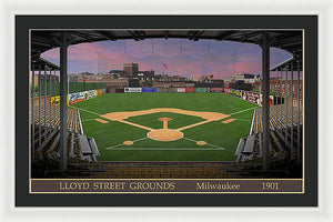 Lloyd Street Grounds 1901 - Framed Print