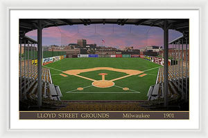 Lloyd Street Grounds 1901 - Framed Print