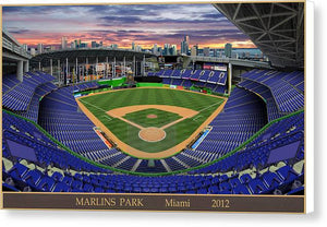 Marlins Park 2012 - Canvas Print